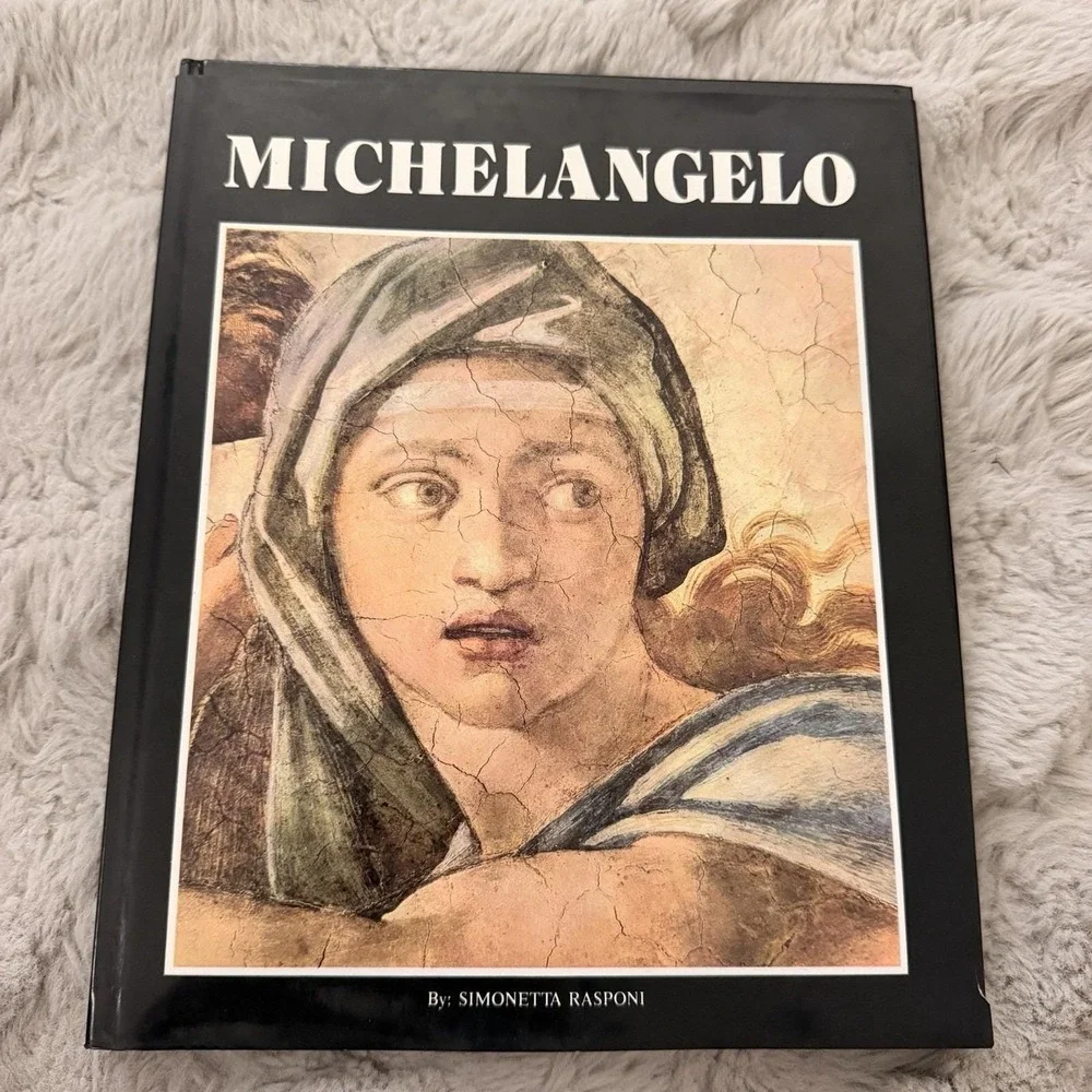 Vintage 1978 Michelangelo Avenel‎ Art Library 1st Ed Hardcover Coffee Table Book